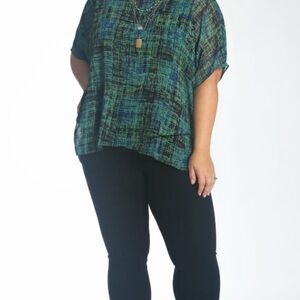 Cabi Paradox Plaid Women's Top